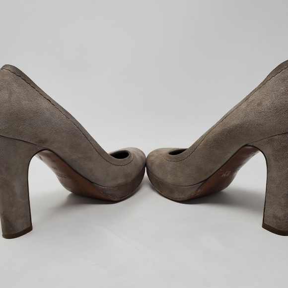 J. Crew Suede Leather Wedge Heels Italy - Picture 8 of 13